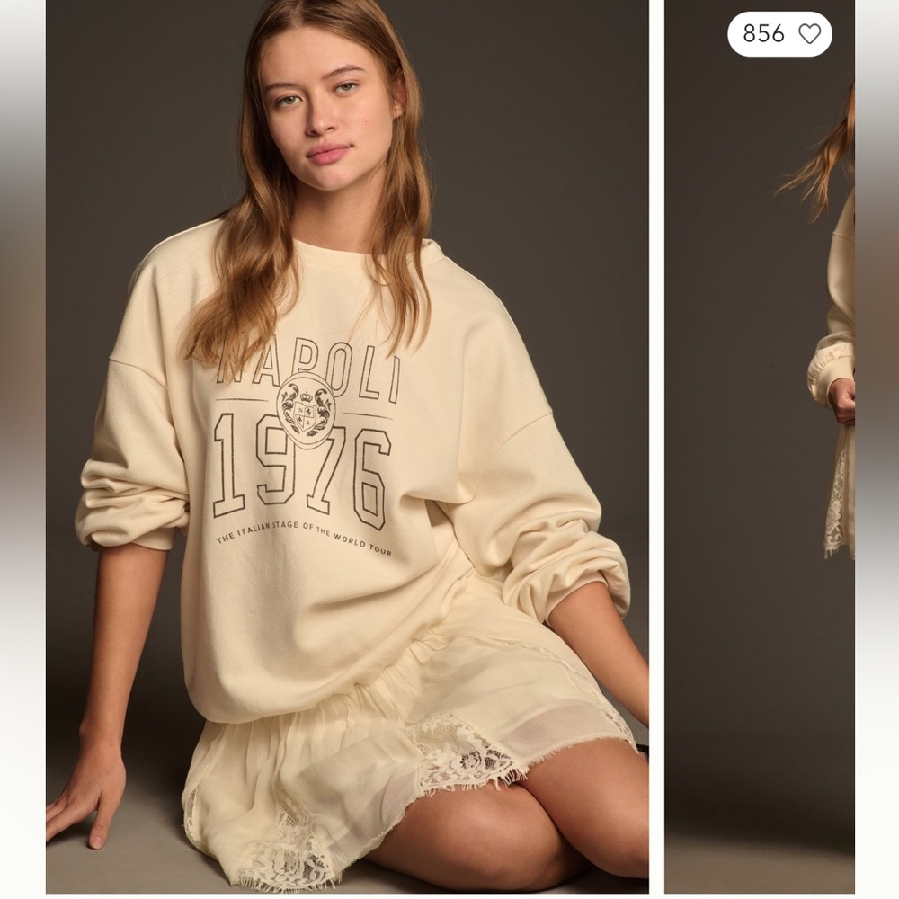Pilcro sweatshirt twofer mini dress NWT